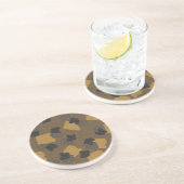 迷彩柄の砂岩コースター コースター (側面)