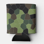 迷彩柄の色パターン 缶クーラー (裏面)