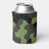 迷彩柄の色パターン 缶クーラー (缶裏面)