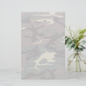 迷彩柄ひな形なし 便箋 (スタンド正面)