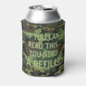 迷彩柄もしこれ読は、補充が必要 缶クーラー (缶裏面)