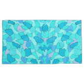 迷彩柄アクア 枕カバー (正面右)