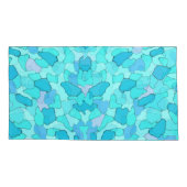 迷彩柄アクア 枕カバー (裏面-左)