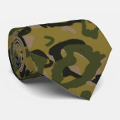 迷彩柄アニマルプリント ネクタイ (ロール)
