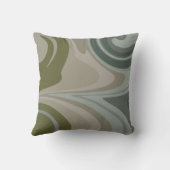 迷彩柄インスパイア名パーソナライズされた抽象芸術モダン クッション (裏面)