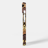 迷彩柄カバー。迷彩ジャングルを見ろ。グリーンとタン Case-Mate iPhoneケース (裏面 / 左)