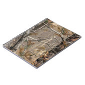 迷彩柄カモフラージュ実在狩りツリーハンターノート ノートブック (左側)