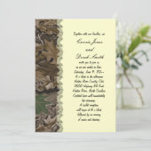 迷彩柄カモフラージュ結婚式招待状 招待状 (スタンド正面)