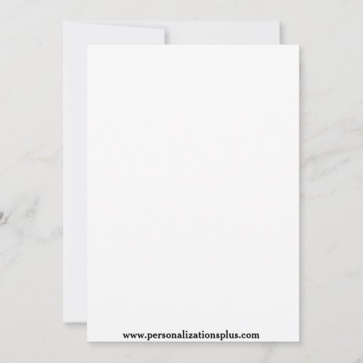 迷彩柄カモフラージュ結婚式招待状 招待状 (裏面)