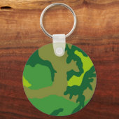 迷彩柄キーチェーン キーホルダー (正面)