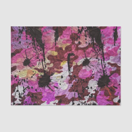 迷彩柄ギフト隠蔽 薄葉紙 (正面)