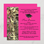 迷彩柄クラシック2014卒業招待状 招待状 (正面/裏面)