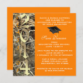 迷彩柄クラシック2014卒業招待状 招待状 (正面/裏面)