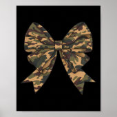 迷彩柄コケットボウダック狩りガールズキッズウィメンフゥ ポスター (正面)