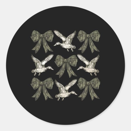 迷彩柄コケットボウダック狩りダック狩りウィメンギール ラウンドシール (正面)