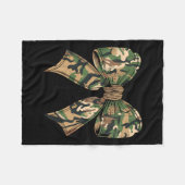 迷彩柄コケットボウ狩りカモフラージオールドハンターウォー フリースブランケット (正面(横))