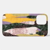 迷彩柄シェイプ:鮮やかなコラージモンタージュ。 Case-Mate iPhoneケース (裏面 (横))