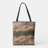 迷彩柄シック軍隊トート トートバッグ (裏面)