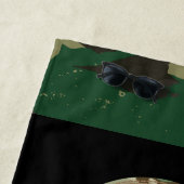 迷彩柄スカル ビーチタオル (インサイチュ)