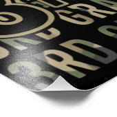 迷彩柄チーム3級分隊新学期先生 フォトプリント            (角)