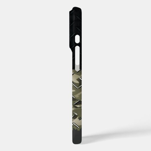 迷彩柄ディアー狩りパーソナライズされたバック〔雄ジカの〕枝角 Case-Mate iPhoneケース (裏面 / 左)