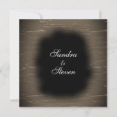 迷彩柄デザイン結婚式招待状 招待状 (裏面)