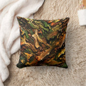 迷彩柄デザイン クッション (ブランケット)