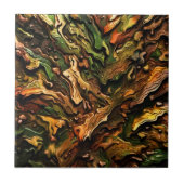 迷彩柄デザイン タイル (正面)