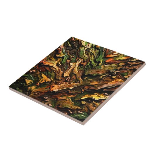 迷彩柄デザイン タイル (側面)