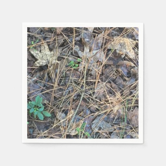 迷彩柄ナプキンス、カモフラージュ スタンダードカクテルナプキン (正面)