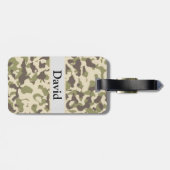 迷彩柄パターンの名前の追加 ラゲッジタグ (裏面横)
