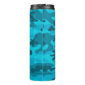 迷彩柄パターン名スポーツカラフルブルーおもしろい タンブラー (裏面)