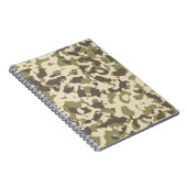 迷彩柄パターン ノートブック (右側)