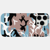 迷彩柄パターン – 灰色がかった赤白青ブラック Case-Mate iPhoneケース (裏面 (横))