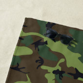 迷彩柄ビーチタオル ビーチタオル (インサイチュ)