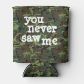 迷彩柄ビール！ 缶クーラー (正面)