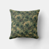 迷彩柄ピロークッション クッション (裏面)