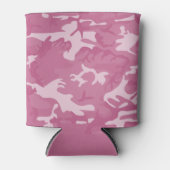 迷彩柄ピンク 缶クーラー (正面)