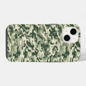 迷彩柄プリントiPhone 14ケース iPhoneケース (裏面横)