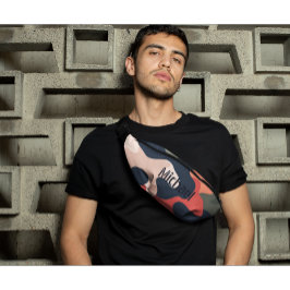 迷彩柄レトロ軍隊モノグラモダンム ファニーパック