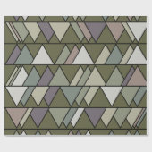 迷彩柄三角形 ラッピングペーパー (フラット)