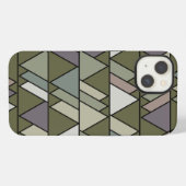 迷彩柄三角形 iPhoneケース (裏面横)