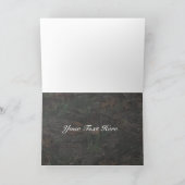 迷彩柄写真のあいさつ文 カード (内部)