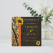 迷彩柄及びヒマワリ セーブザデート (スタンド正面)