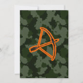 迷彩柄弓 招待状 (裏面)