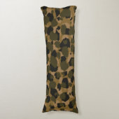 迷彩柄抽象芸術 ボディピロー (正面縦)