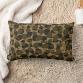 迷彩柄抽象芸術 ランバークッション (ブランケット)