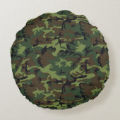 迷彩柄枕！ ラウンドクッション (裏面)