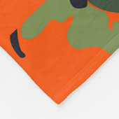 迷彩柄毛布 – ドッグブランケット – 狩りドッグギフト フリースブランケット (角)