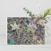 迷彩柄空白の招待状、カモフラージュ 招待状 (スタンド正面)